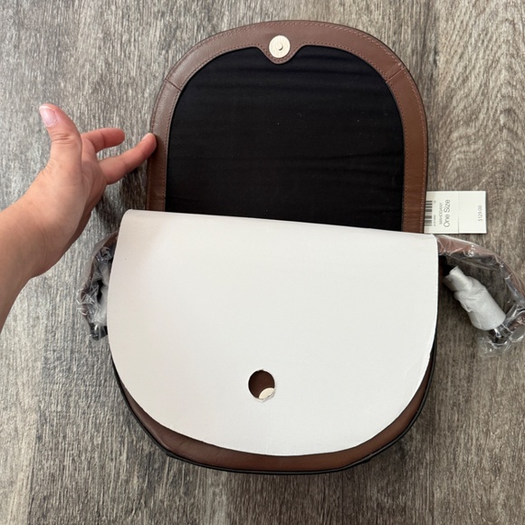 NWT J. JILL Mahogany Brown Crossbody Bag - Picture 3 of 5